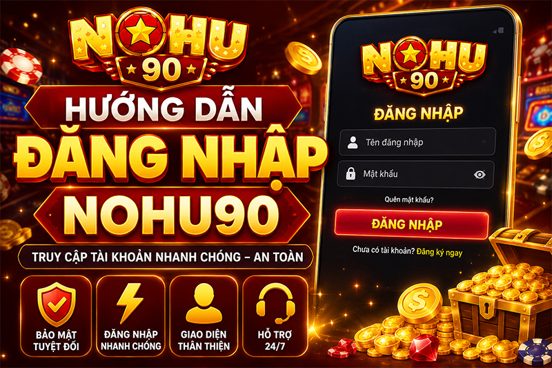 Hướng dẫn đăng nhập Nohu90